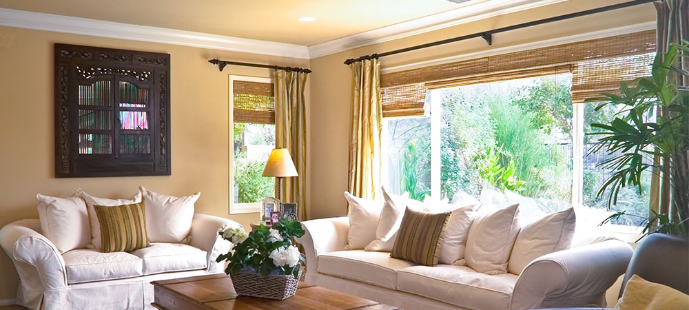 living room window treatments